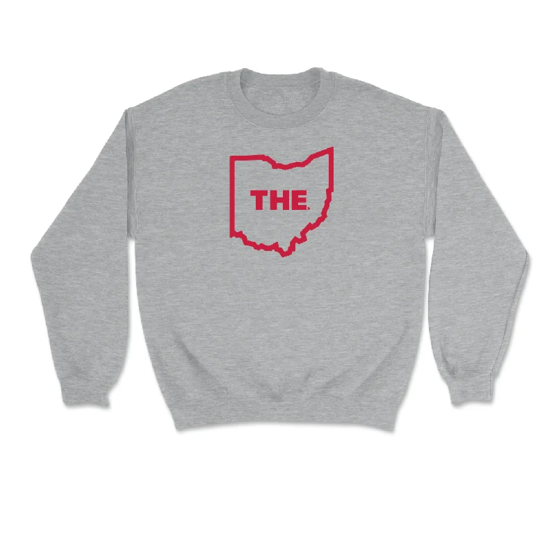 Long Sleeve For Family Photoshoots-Sport Grey Football The Crew - Reis Stocksdale