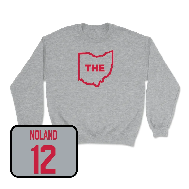 Long Sleeve With Seasonal Design-Sport Grey Football The Crew  -  Air Noland