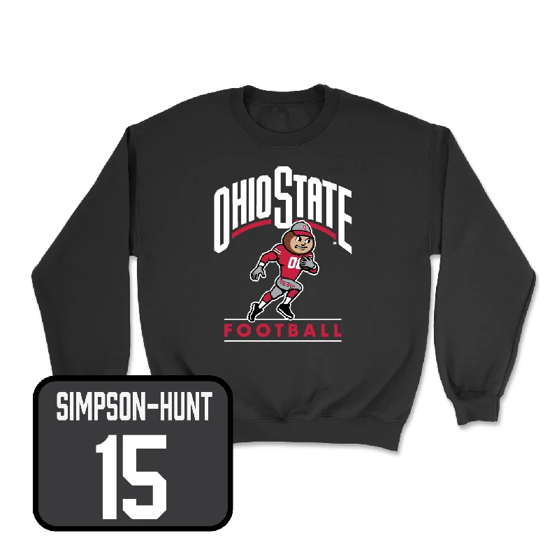 Long Sleeve For Sports-Football Black Gridiron Crew - Carson Hinzman