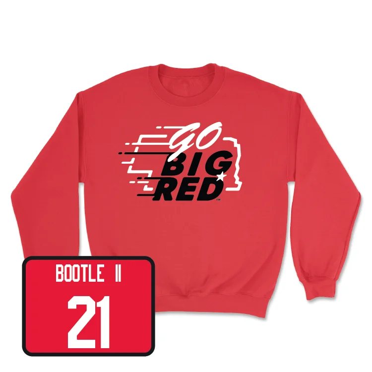 Long Sleeve With High-Quality Material-Red Football GBR Crew - Dwight Bootle II