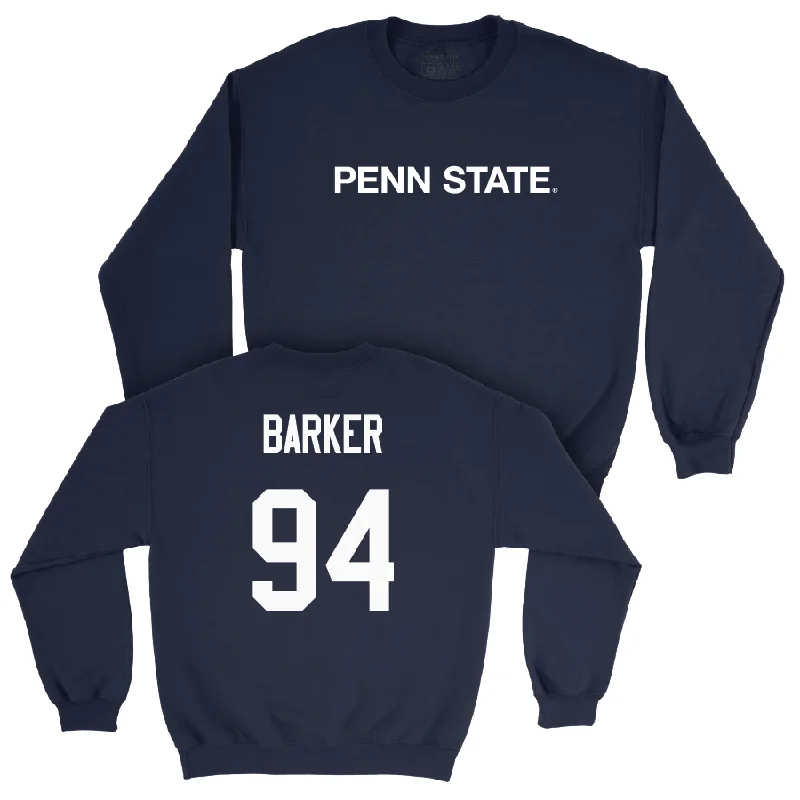 Long Sleeve For Hiking Trails-Navy Football Penn State Crew   - Ryan Barker