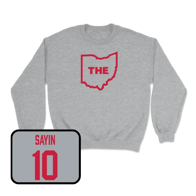 Long Sleeve For School Events-Sport Grey Football The Crew  - Julian Sayin