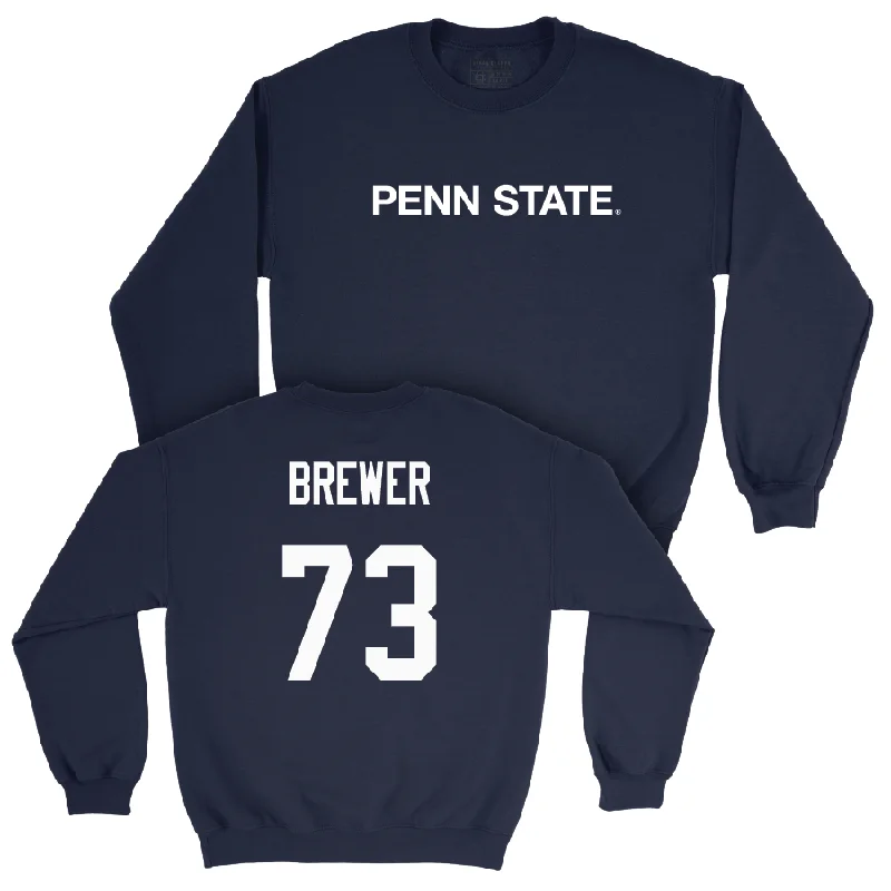 Long Sleeve For Outdoor Adventures-Navy Football Penn State Crew   - Caleb Brewer