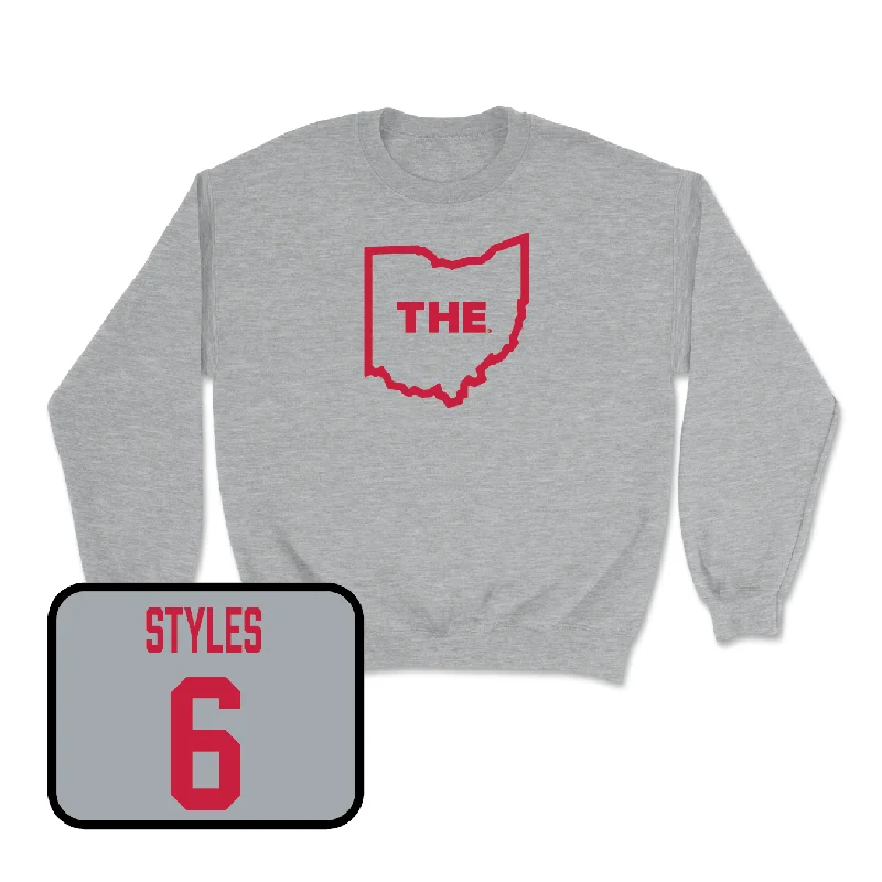 Long Sleeve For Hiking Trails-Sport Grey Football The Crew - Sonny Styles