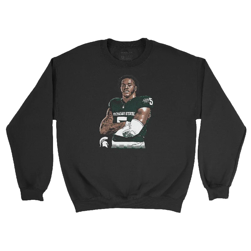 Personalized Long Sleeve-EXCLUSIVE RELEASE - Jordan Hall Black Crew