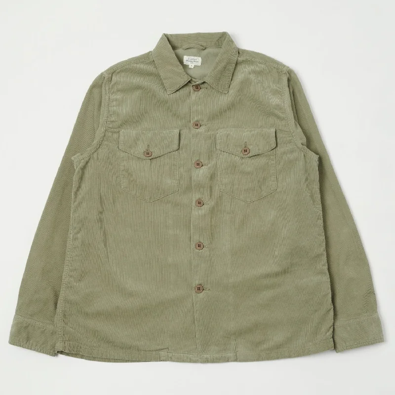 Jackets With Warmth Technology-Hartford Jame Corduroy Jacket - Tan