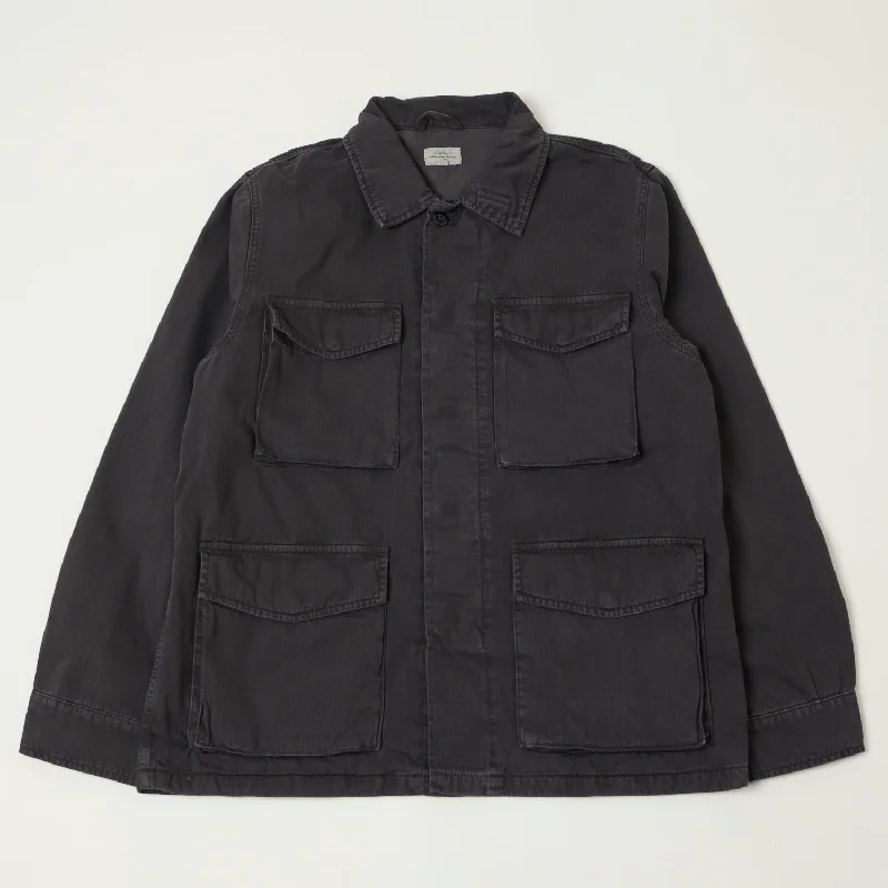 Jackets For Cool Weather-Hartford 'Jared' Woven Jacket - Carbone