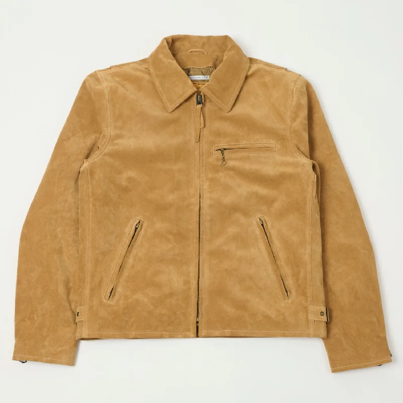 Warm Jackets-Shangri-La Heritage 'Varenne' Sabbia Suede Jacket - Tan