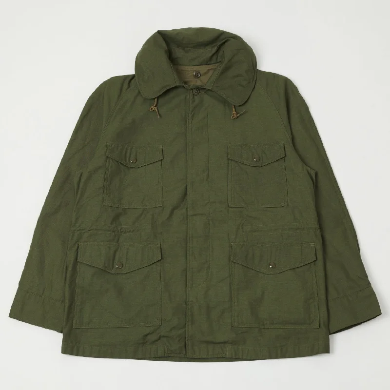 Jackets For Outdoor Activities-Buzz Rickson's Wind Resistant Field Jacket - Olive Drab