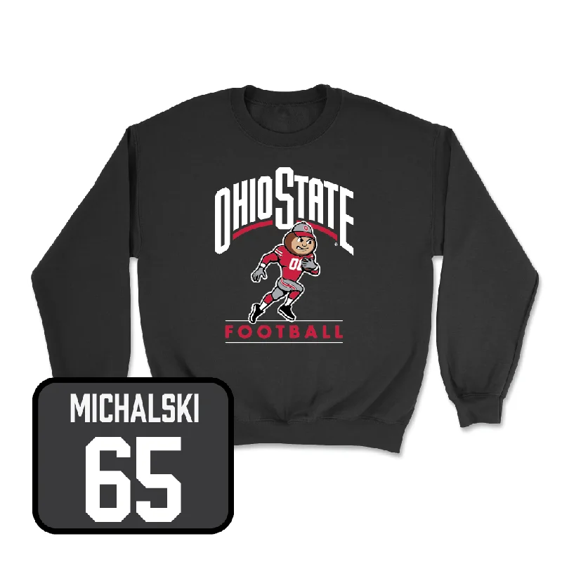 Long Sleeve For Christmas Gifts-Football Black Gridiron Crew - Zenuae Michalski