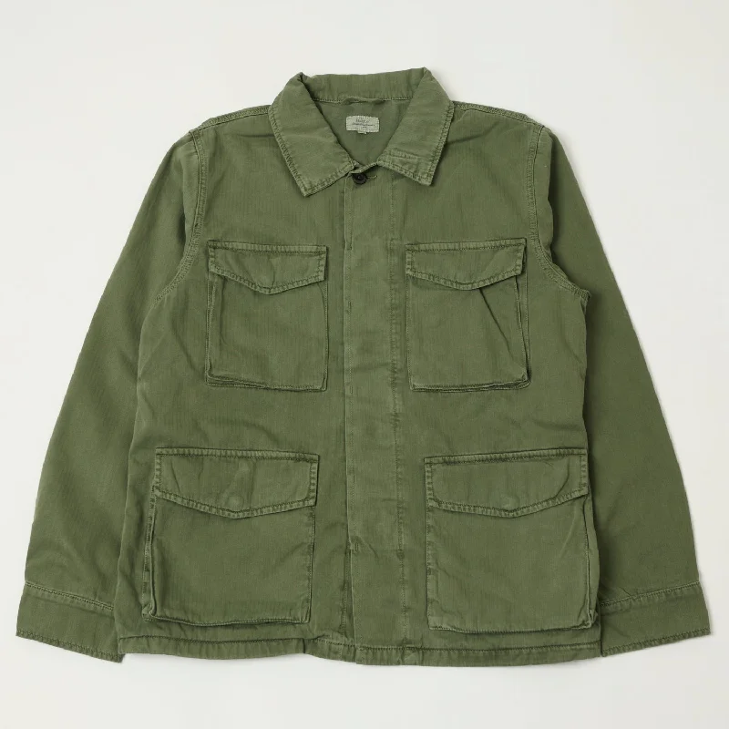 Wool Jackets-Hartford 'Jared' Woven Jacket - Camo