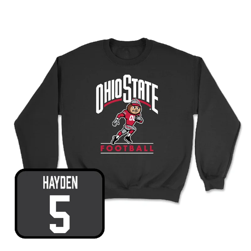 Long Sleeve For Fall-Football Black Gridiron Crew - Chad Ray