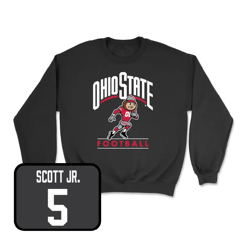 Long Sleeve For Cold Weather-Football Black Gridiron Crew  - Aaron Scott Jr.