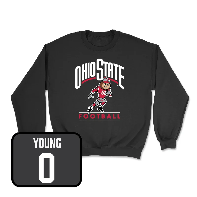 Long Sleeve For Custom Branding-Football Black Gridiron Crew - William Young