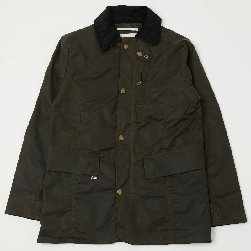 Personalized Jackets-Peregrine Clifton Wax Jacket - Brown