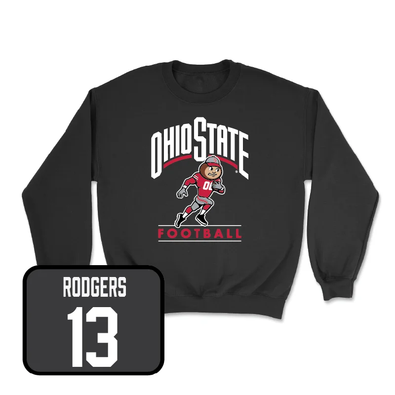 Long Sleeve For All Seasons-Football Black Gridiron Crew  - Bryson Rodgers