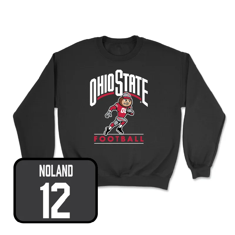 Custom Long Sleeve For Holidays-Football Black Gridiron Crew  - Air Noland