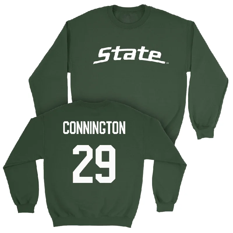 Long Sleeve For Sports Competitions-Green Football State Crew  - Martin Connington