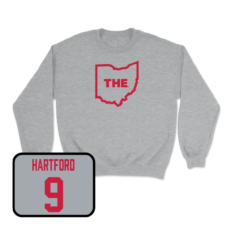 Long Sleeve For Outdoor Fun-Sport Grey Football The Crew - Malik Hartford