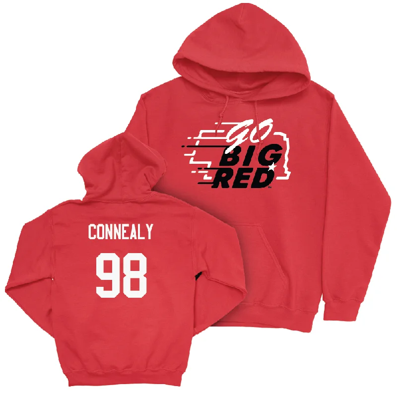 Personalized Long Sleeve-Red Football GBR Crew - Conor Connealy