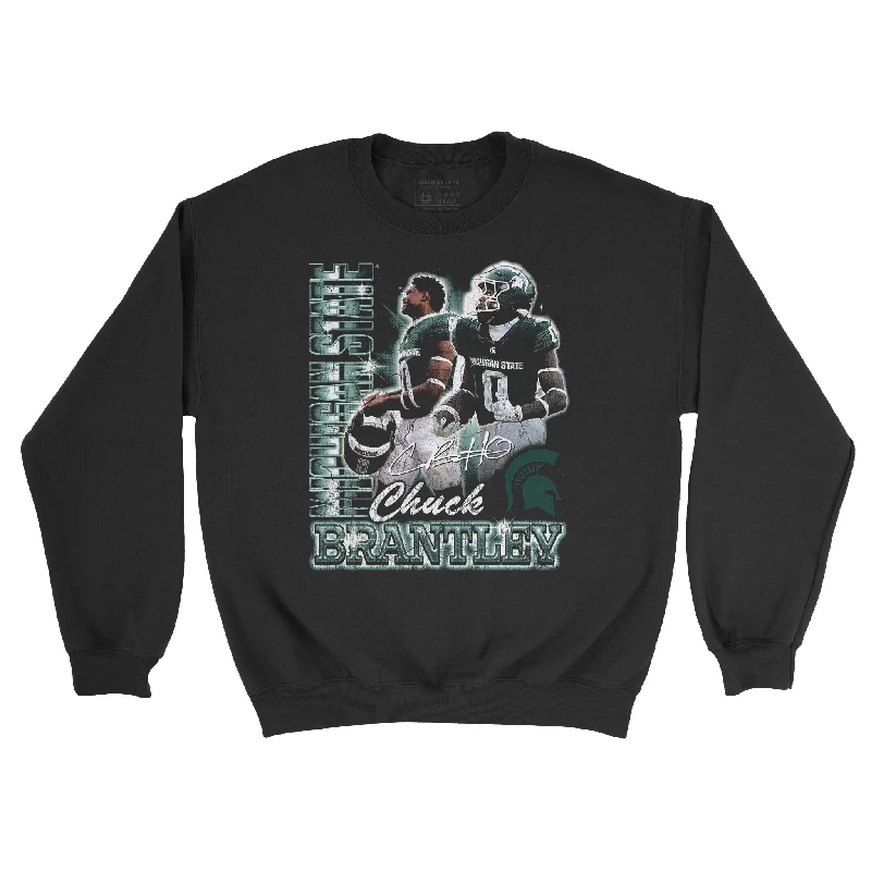 Long Sleeve With Cozy Fabric-EXCLUSIVE RELEASE - Charles Brantley 90s Black Crew