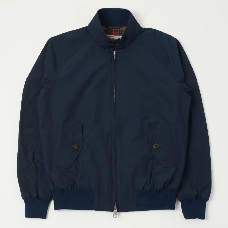 High Quality Jackets-Baracuta G9 'Baracuta Cloth' Harrington Jacket - Navy