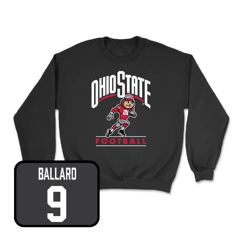 Long Sleeve For Everyday Fashion-Football Black Gridiron Crew - Jayden Bonsu