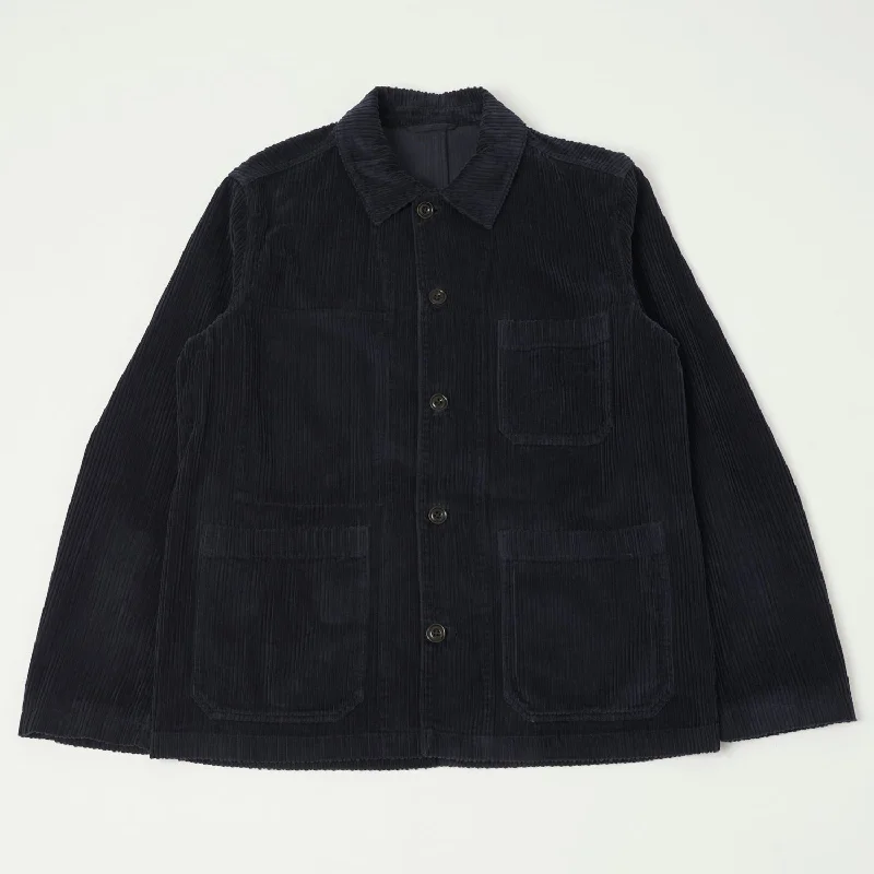 Custom Jackets-Hartford 'Jamison' Corduroy Jacket - Navy