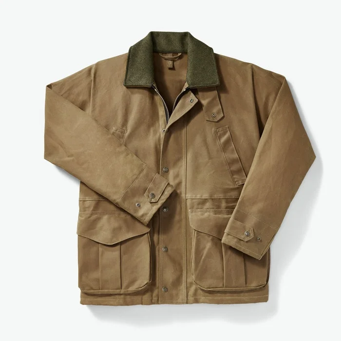 Custom Printed Jackets-Filson Tin Cloth Field Jacket - Dark Tan