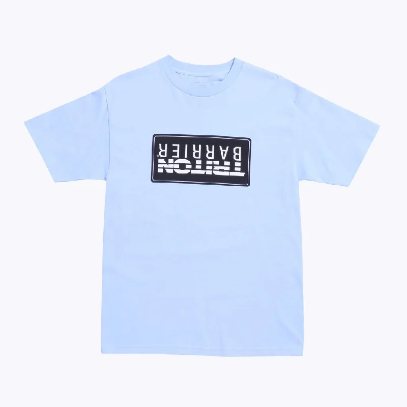 T-Shirt With Fashionable Design-QUASI BARRIER TEE - LT BLUE