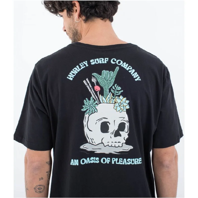 T-Shirt With Logo-Hurley Everyday Oasis of Pleasure Tee