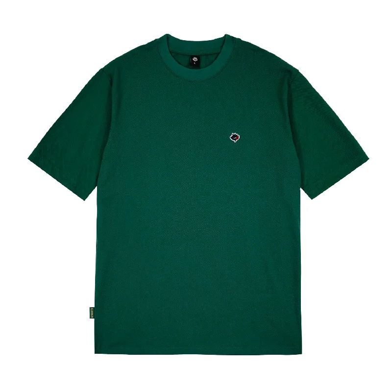 T-Shirt For Artists-MAGENTA SKATEBOARDS - "PIQUE" T-SHIRT (GREEN)