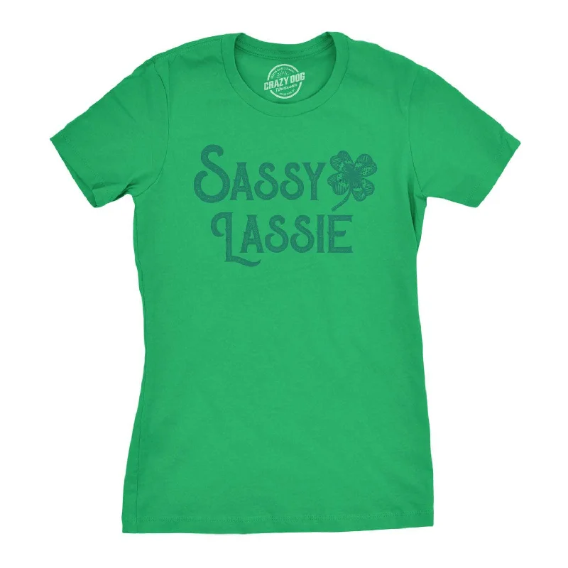 Custom T-Shirt For Fundraisers-Sassy Lassie Women's T Shirt