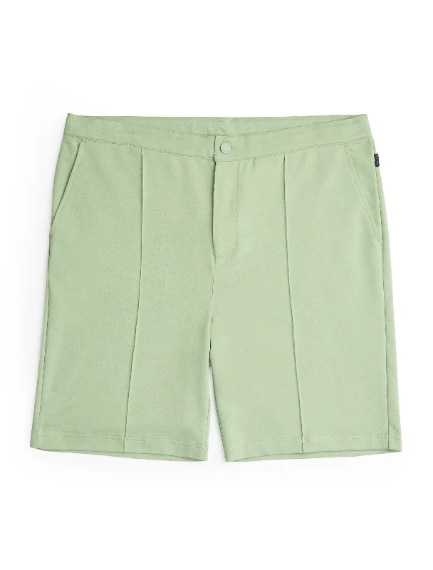 Shorts With Fun Illustrations-Green Terry Short