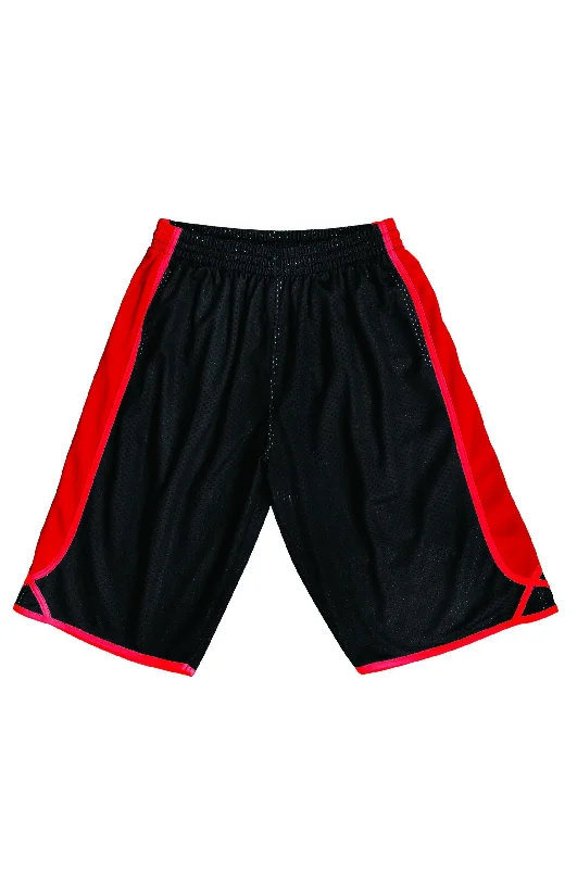 Shorts For Tennis-Basketball Shorts - Black/Red