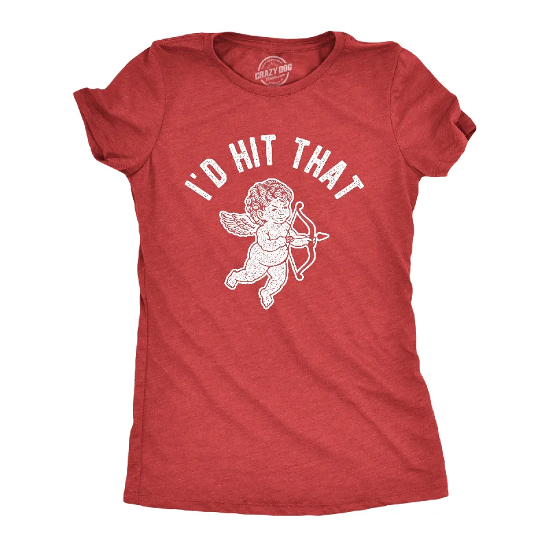 T-Shirt With Summer Theme-I'd Hit That Cupid Women's T Shirt