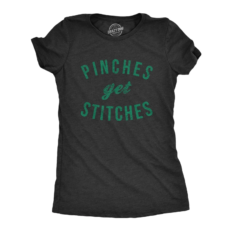 Custom T-Shirt For Store Merchandise-Pinches Get Stitches Women's T Shirt