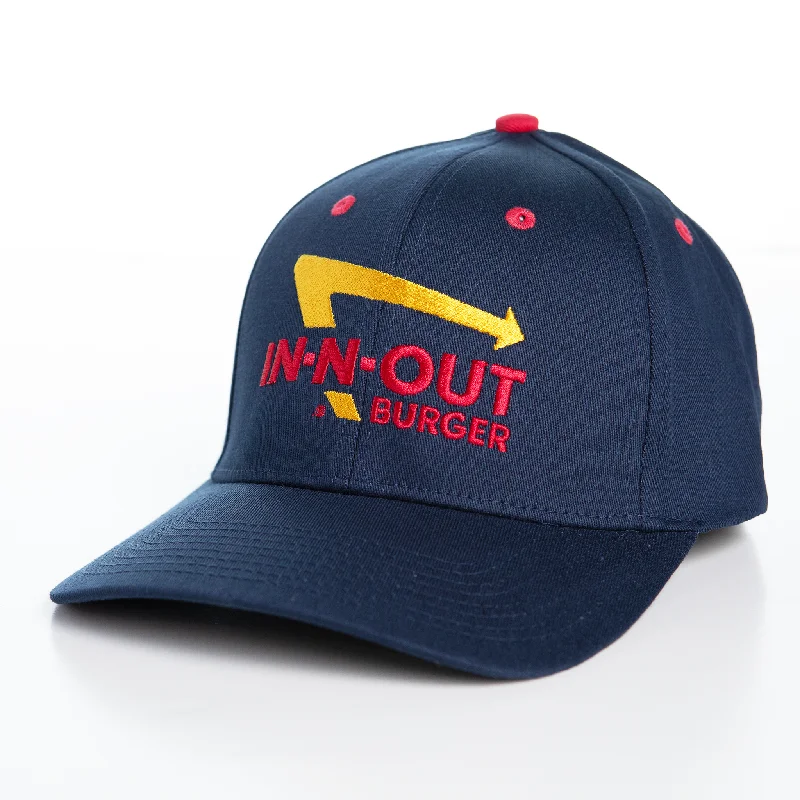 Hat For School Teams-Twill Stretch Navy Hat