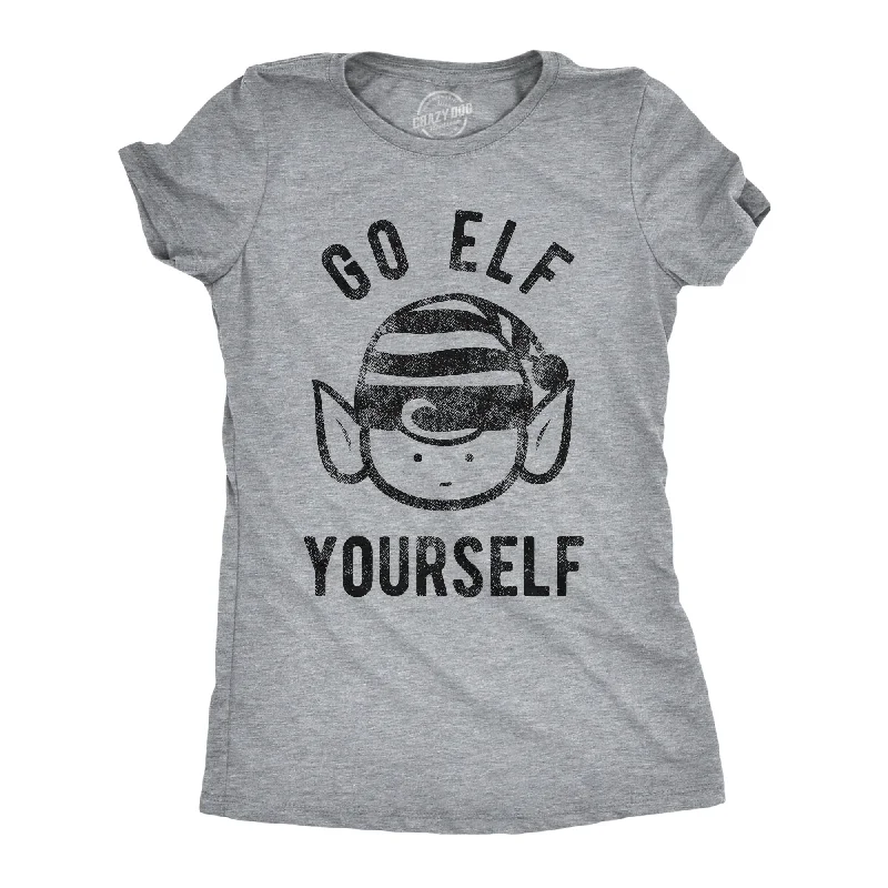 Personalized T-Shirt-Go Elf Yourself Women's T Shirt