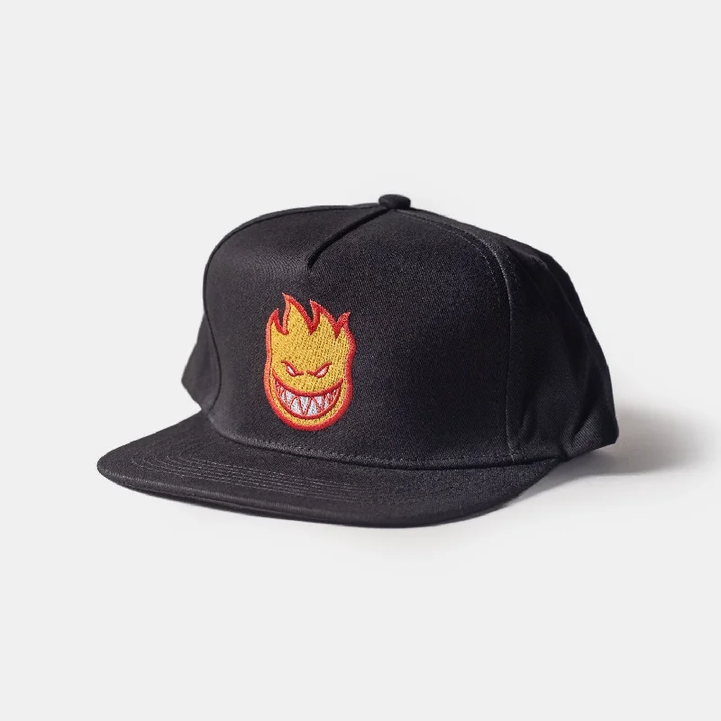 Hat For Sun Protection-Spitfire - Bighead Fill Snapback - Black/Red/Gold