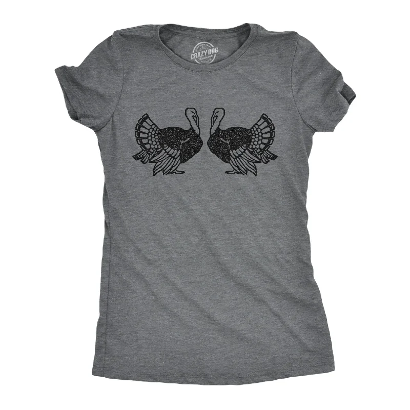 T-Shirt With Custom Artwork-Turkey Breasts Women's T Shirt