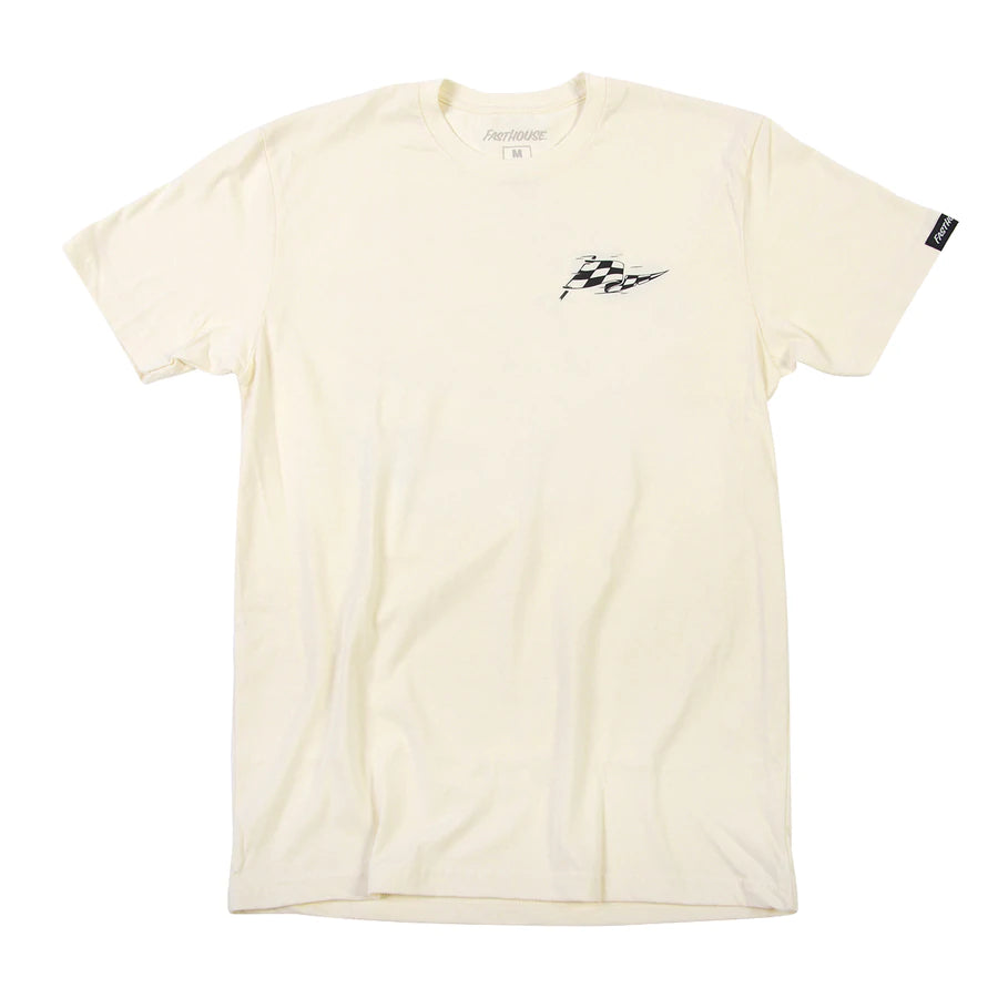 T-Shirt For Holiday Season-Fasthouse Sprinter Tee - Natural