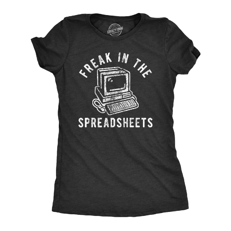 T-Shirt With Breathable Fabric-Freak In The Spreadsheets Women's T Shirt