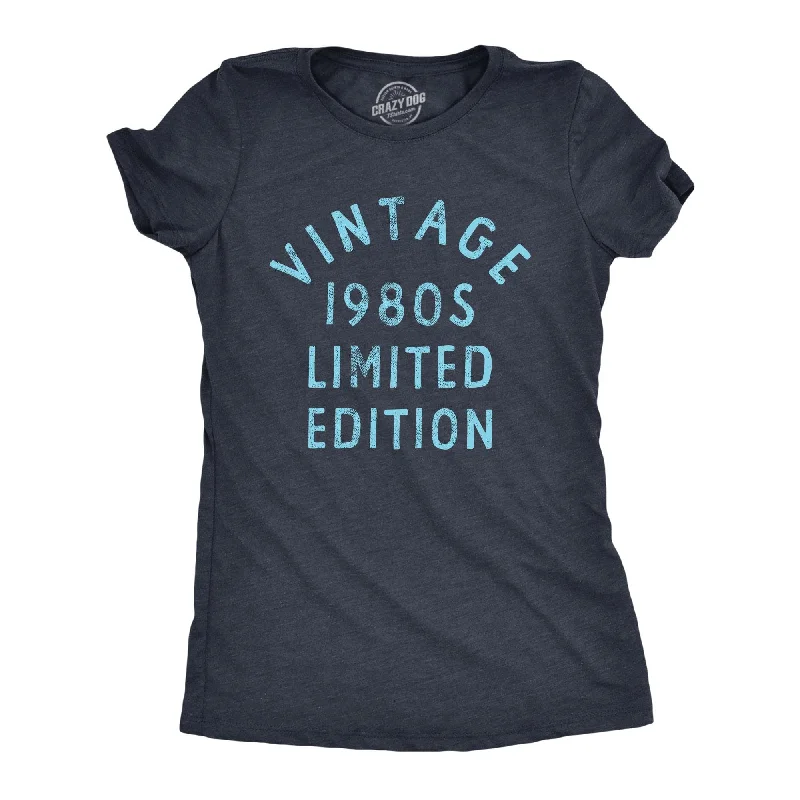 T-Shirt With Unique Design-Vintage 1980s Limited Edition Women's T Shirt