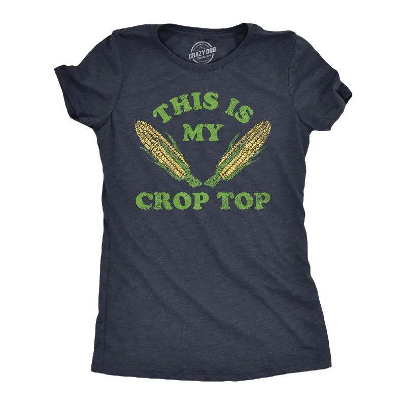 Vintage T-Shirt-This Is My Crop Top Women's T Shirt