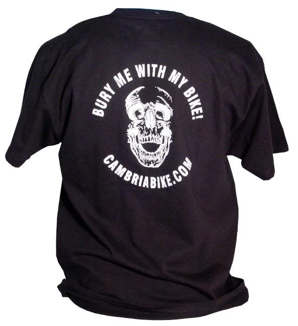 Retro T-Shirt-CBO Bury Me with My Bike 2 Tee Shirt - Black