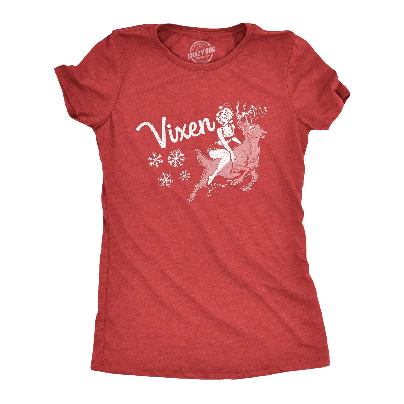 T-Shirt With Custom Fabric Patterns-Vixen Women's T Shirt