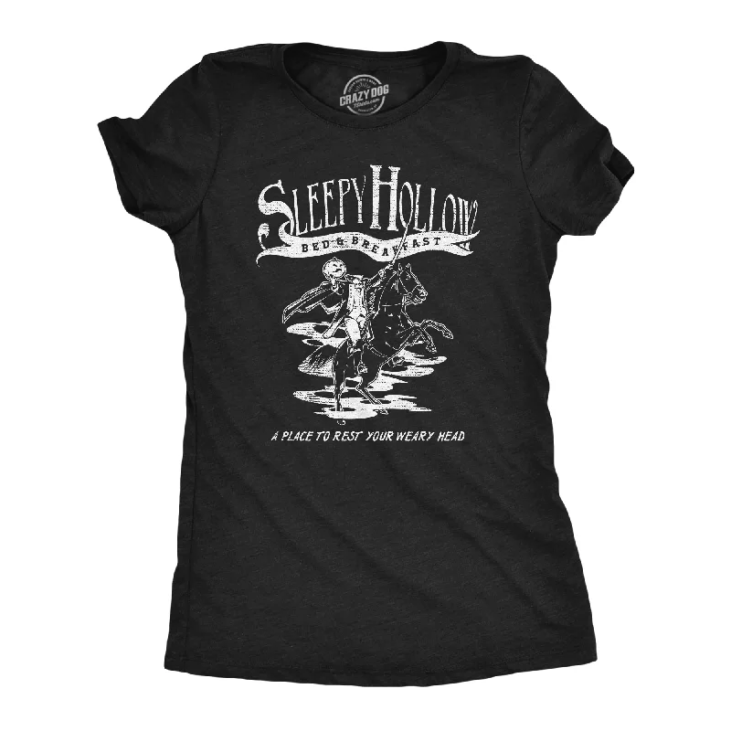 T-Shirt With Bold Graphics-Sleepy Hollow Bed And Breakfast Women's T Shirt