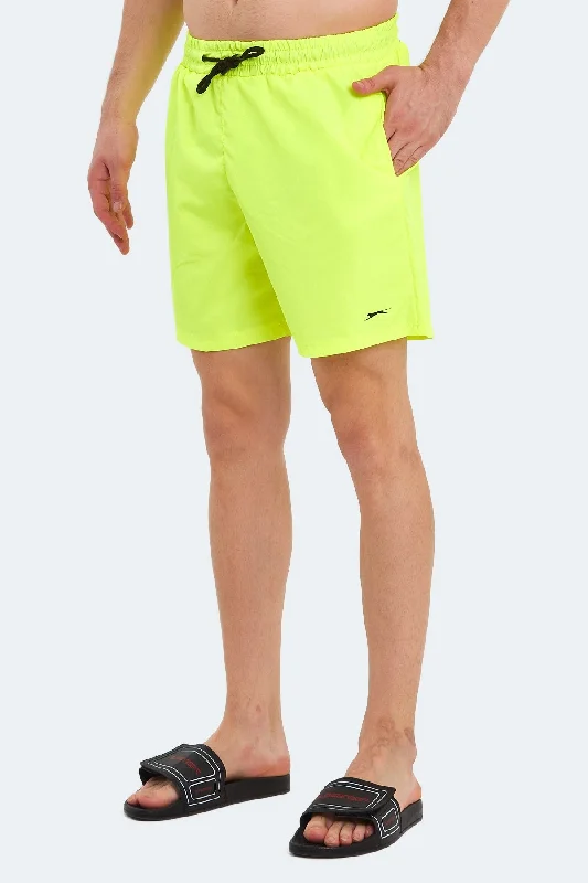 Soft Sports Shorts-RATING Men's Marine Shorts Yellow