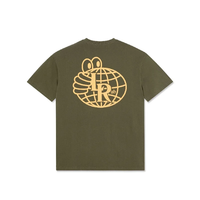 T-Shirt With Bold Print-Last Resort Atlas Monogram Tee - Tactile Green